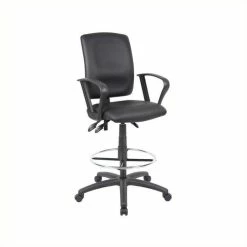 Best deal ???? Pemberly Row Multi Function Leather Drafting Chair With Loop Arms ????
