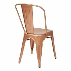 Alternative view of Best deal ???? Office Star Bristow Armless Chair In Copper Finish 4 Pack ????
