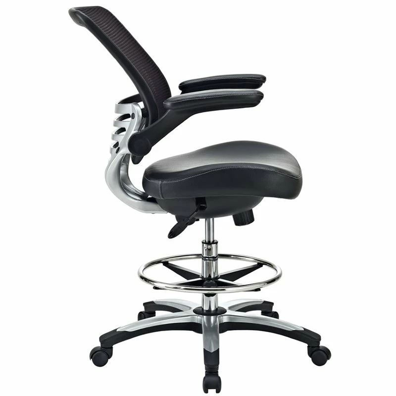 Best reviews of ⌛ Modway Edge Faux Leather Mesh Drafting Stool In Black ???? 2 Best reviews of ⌛ Modway Edge Faux Leather Mesh Drafting Stool In Black ???? - Image 2