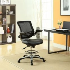 Best reviews of ⌛ Modway Edge Faux Leather Mesh Drafting Stool In Black ???? 7 Best reviews of ⌛ Modway Edge Faux Leather Mesh Drafting Stool In Black ???? -Flash Furniture Shop 1468215 3 L