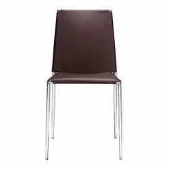 Alternative view of Best Pirce ???? Brika Home Stacking Dining Chair In Espresso ????
