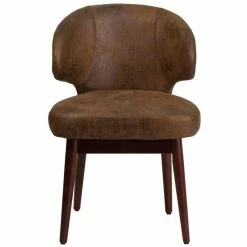 Top 10 ???? Flash Furniture Bomber Microfiber Lounge Chair In Brown And Walnut ???? -Flash Furniture Shop 1521063 3 L