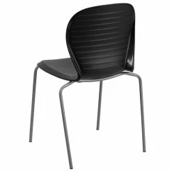 Top 10 ???? Flash Furniture Hercules Plastic Ribbed Back Stacking Chair In Black ???? 6 Top 10 ???? Flash Furniture Hercules Plastic Ribbed Back Stacking Chair In Black ???? -Flash Furniture Shop 1522053 2 L