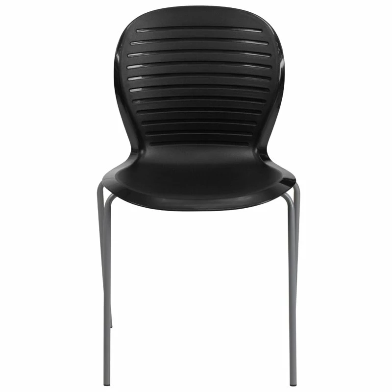 Top 10 ???? Flash Furniture Hercules Plastic Ribbed Back Stacking Chair In Black ???? 4 Top 10 ???? Flash Furniture Hercules Plastic Ribbed Back Stacking Chair In Black ???? - Image 4