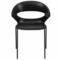 Best Pirce ???? Flash Furniture Hercules Plastic Cafe Stacking Chair In Black ???? -Flash Furniture Shop 1522054 3 L