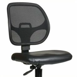 Outlet ???? Scranton & Co Mesh Back Drafting Chair With Vinyl Seat ????