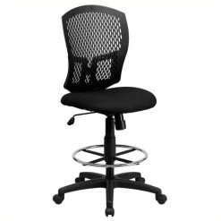 Outlet ???? Scranton & Co Mid-Back Drafting Chair In Black ????