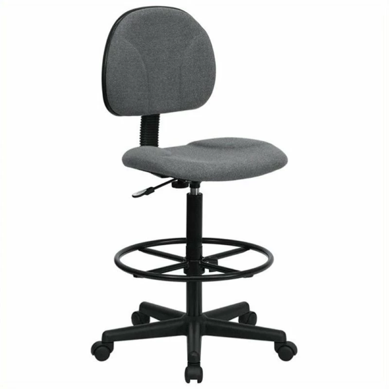 Wholesale ???? Scranton & Co Patterned Ergonomic Drafting Chair In Gray ❤️ 2 Wholesale ???? Scranton & Co Patterned Ergonomic Drafting Chair In Gray ❤️ - Image 2