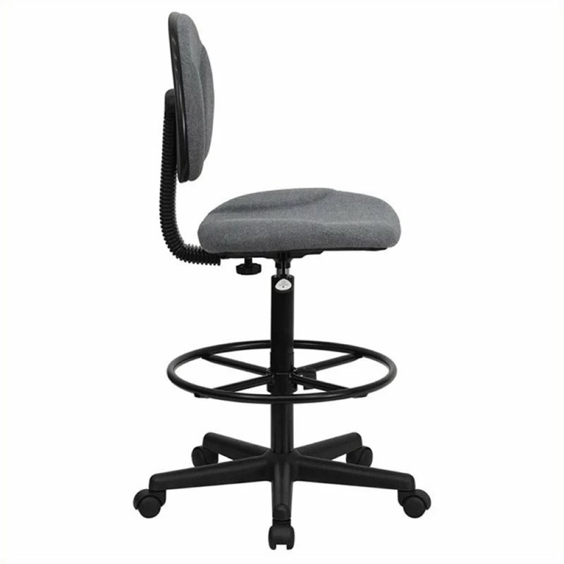 Wholesale ???? Scranton & Co Patterned Ergonomic Drafting Chair In Gray ❤️ 3 Wholesale ???? Scranton & Co Patterned Ergonomic Drafting Chair In Gray ❤️ - Image 3