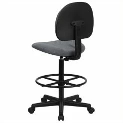 Wholesale ???? Scranton & Co Patterned Ergonomic Drafting Chair In Gray ❤️ 7 Wholesale ???? Scranton & Co Patterned Ergonomic Drafting Chair In Gray ❤️ -Flash Furniture Shop 1567762 3 L