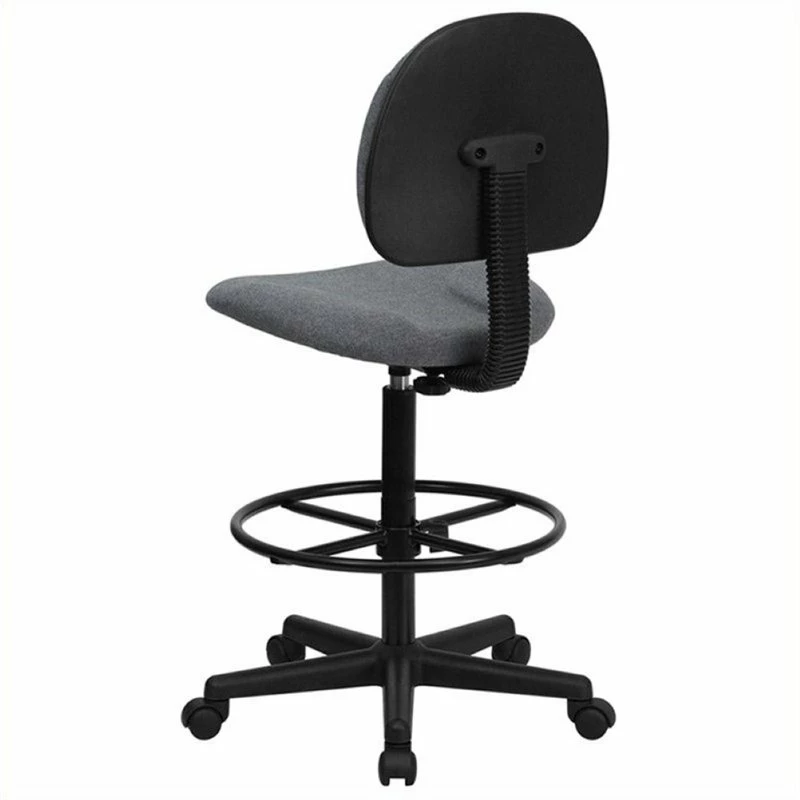 Wholesale ???? Scranton & Co Patterned Ergonomic Drafting Chair In Gray ❤️ 4 Wholesale ???? Scranton & Co Patterned Ergonomic Drafting Chair In Gray ❤️ - Image 4