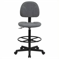 Wholesale ???? Scranton & Co Patterned Ergonomic Drafting Chair In Gray ❤️