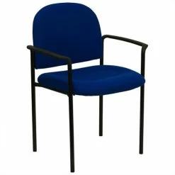 Alternative view of Best reviews of ???? Scranton & Co Side Office Stacking Chair In Navy Blue ????