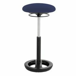 Wholesale ???? Safco Twixt Active 32" Backless Drafting Chair In Blue ????