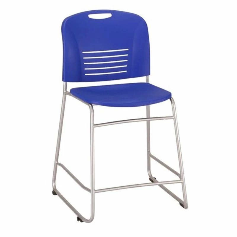 Hot Sale ???? Safco 25" Counter Drafting Chair In Blue And Silver ???? 1 Hot Sale ???? Safco 25" Counter Drafting Chair In Blue And Silver ????