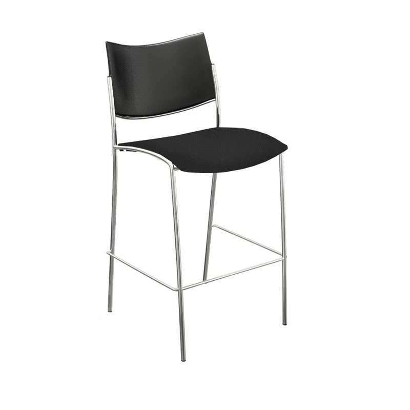 New ???? Mayline Escalate Plastic Back Cushioned Stacking Stool (Set Of 2) ???? 1 New ???? Mayline Escalate Plastic Back Cushioned Stacking Stool (Set Of 2) ????