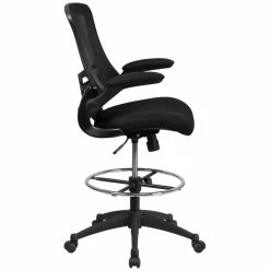 Best deal ✨ Flash Furniture Mid Back Mesh Drafting Stool In Black ???? -Flash Furniture Shop 1655768 11 L