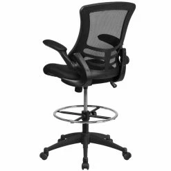 Best deal ✨ Flash Furniture Mid Back Mesh Drafting Stool In Black ???? -Flash Furniture Shop 1655768 12 L