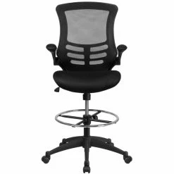 Best deal ✨ Flash Furniture Mid Back Mesh Drafting Stool In Black ???? -Flash Furniture Shop 1655768 13 L