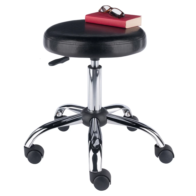 Coupon ???? Winsome Clark Faux Leather Adjustable Swivel Drafting Stool In Black ???? 10 Coupon ???? Winsome Clark Faux Leather Adjustable Swivel Drafting Stool In Black ???? - Image 10