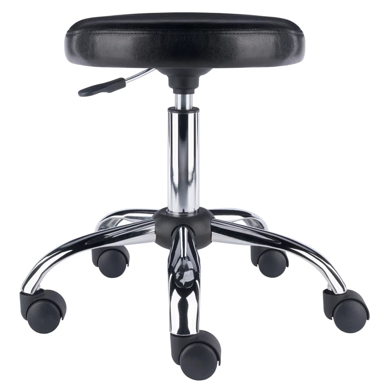 Coupon ???? Winsome Clark Faux Leather Adjustable Swivel Drafting Stool In Black ???? 8 Coupon ???? Winsome Clark Faux Leather Adjustable Swivel Drafting Stool In Black ???? - Image 8
