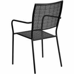 Cheap ???? Flash Furniture Stackable Steel Square Back Patio Dining Side Chair In Black ???? 6 Cheap ???? Flash Furniture Stackable Steel Square Back Patio Dining Side Chair In Black ???? -Flash Furniture Shop 1669670 2 L