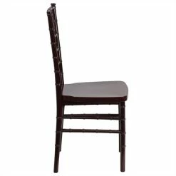 Alternative view of Brand new ???? Bowery Hill Resin Stacking Chiavari Dining Chair In Mahogany ????