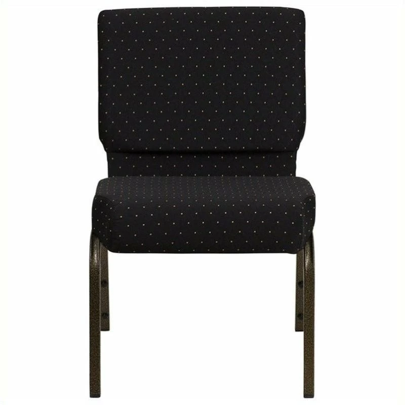 Best Pirce ???? Bowery Hill Dotted Church Stacking Guest Chair In Black ???? 1 Best Pirce ???? Bowery Hill Dotted Church Stacking Guest Chair In Black ????