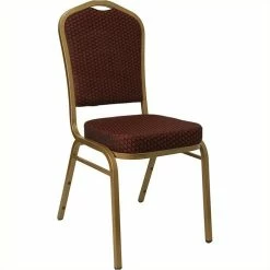 Top 10 ❤️ Bowery Hill Banquet Stacking Chair In Burgundy ????