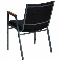 Best Sale ???? Bowery Hill Upholstered Stacking Chair In Black ✨ 5 Best Sale ???? Bowery Hill Upholstered Stacking Chair In Black ✨ -Flash Furniture Shop 1816634 2 L