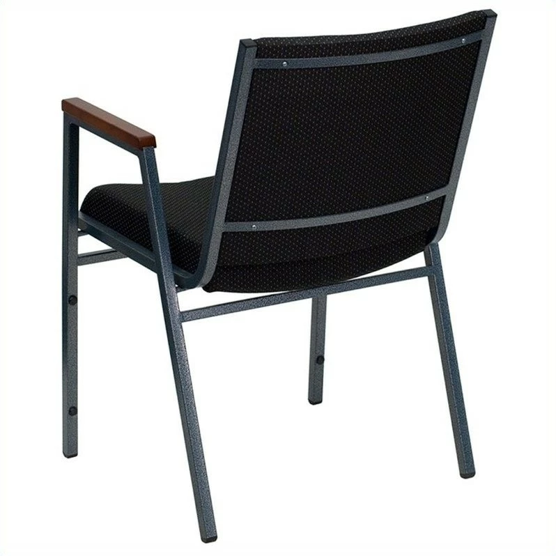 Best Sale ???? Bowery Hill Upholstered Stacking Chair In Black ✨ 3 Best Sale ???? Bowery Hill Upholstered Stacking Chair In Black ✨ - Image 3