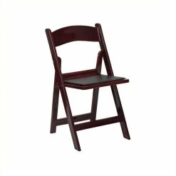 Budget ???? Bowery Hill Folding Chair In Mahogany And Black ✔️