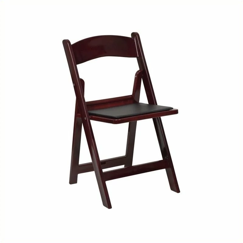 Budget ???? Bowery Hill Folding Chair In Mahogany And Black ✔️ 1 Budget ???? Bowery Hill Folding Chair In Mahogany And Black ✔️