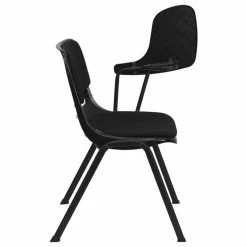 Best reviews of ???? Bowery Hill Padded Ergonomic Shell Stacking Folding Chair In Black ⭐ -Flash Furniture Shop 1816766 3 L