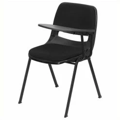 Best reviews of ???? Bowery Hill Padded Ergonomic Shell Stacking Folding Chair In Black ⭐