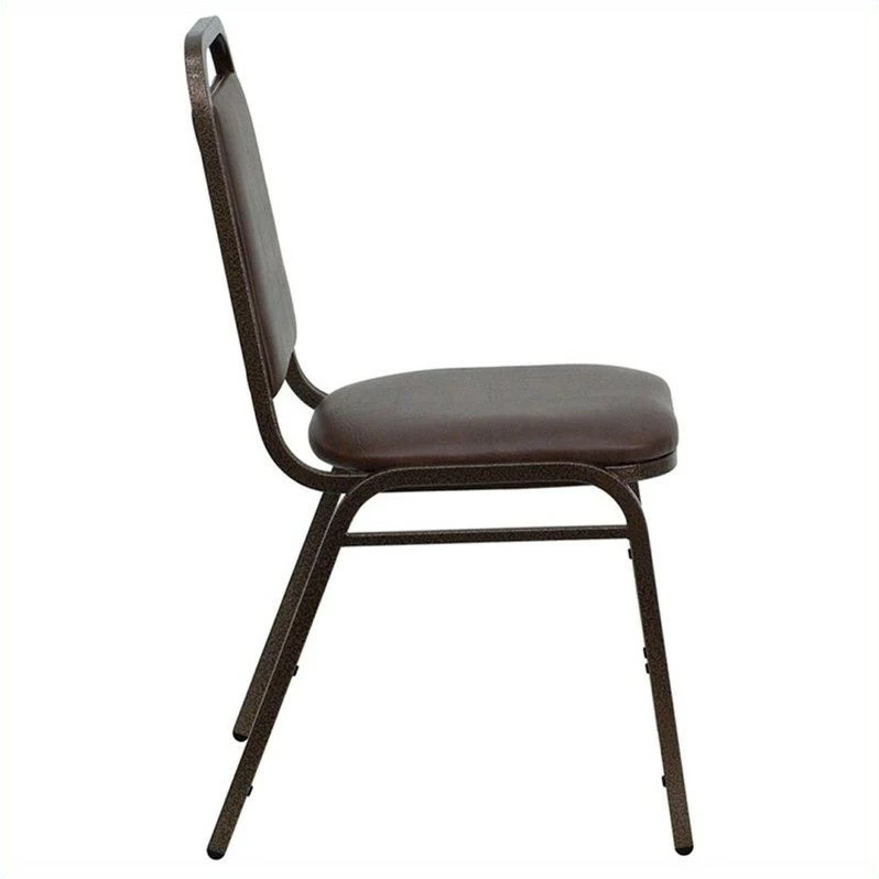 Best Pirce ???? Bowery Hill Banquet Stacking Chair In Brown And Copper ???? 3 Best Pirce ???? Bowery Hill Banquet Stacking Chair In Brown And Copper ???? - Image 3