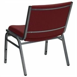 Best Pirce ???? Bowery Hill Extra Wide Stacking Chair In Burgundy ???? 5 Best Pirce ???? Bowery Hill Extra Wide Stacking Chair In Burgundy ???? -Flash Furniture Shop 1816818 2 L