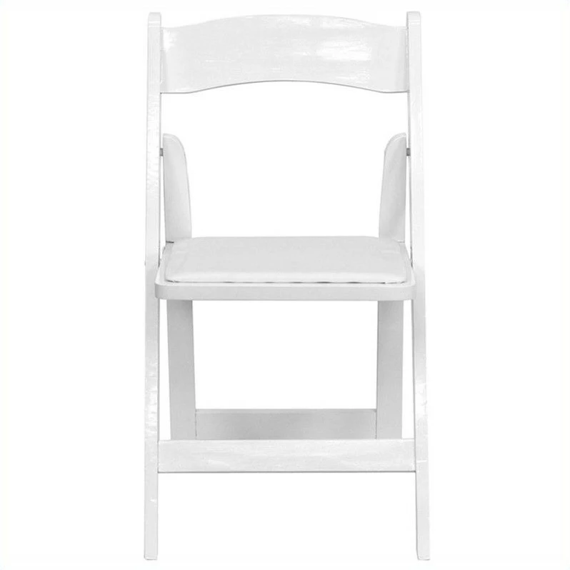 Outlet ???? Bowery Hill Wood Folding Chair In White ✨ 2 Outlet ???? Bowery Hill Wood Folding Chair In White ✨ - Image 2