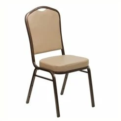 Best deal ???? Bowery Hill Banquet Stacking Chair In Tan ⌛