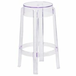 Cheap ???? Bowery Hill 25.75" Transparent Counter Stool ????