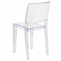 Outlet ✔️ Bowery Hill Transparent Stacking Chair ???? 6 Outlet ✔️ Bowery Hill Transparent Stacking Chair ???? -Flash Furniture Shop 1817094 2 L
