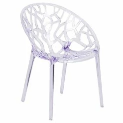 Wholesale ???? Bowery Hill Transparent Stacking Side Dining Chair ????