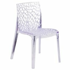 Best Sale ???? Bowery Hill Transparent Stacking Chair ✔️