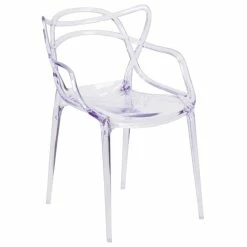 Top 10 ???? Bowery Hill Transparent Stacking Side Chair ✔️