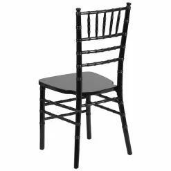 Buy ???? Bowery Hill Wood Chiavari Stacking Chair In Black ✨ -Flash Furniture Shop 1817223 2 L