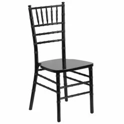 Buy ???? Bowery Hill Wood Chiavari Stacking Chair In Black ✨