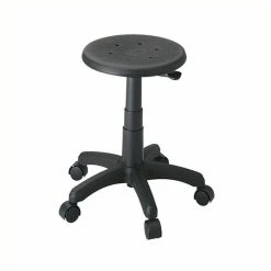 Hot Sale ???? Pemberly Row Backless Office Stool In Black ????