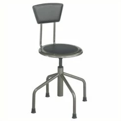 Best Pirce ???? Pemberly Row Stool Low Base With Back In Pewter ✨