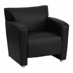 Brand new ❤️ Scranton & Co Leather Chair In Black And Cherry ????