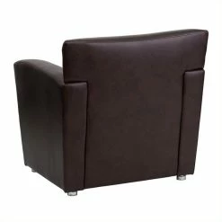 Alternative view of New ???? Scranton & Co Leather Chair In Brown ????